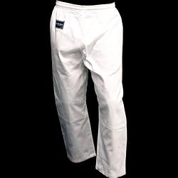 Judo / Jiu-Jitsu / Aikido Gi Shock Wave Pants Elastic Waist, White