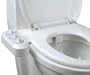 DB-Tech BI-003 Self Cleaning Hot and Cold Water Bidet - Dual Nozzle (Male & Female) - Non-Electric Mechanical Bidet Toilet Attachment - With Adjustable Water Pressure and Temperature