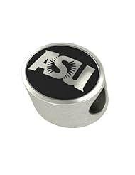 Arizona State Sun Devils College Bead Fits Most Pandora Style Bracelets Including Pandora, Chamilia, Biagi, Zable, Troll and More. This High Quality Bead is Made In The U.S.A. And Is In Stock for Immediate Shipping