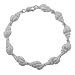 High Polished Sterling Silver Conch Shell Bracelet