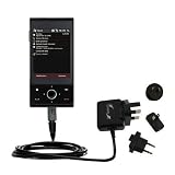 International Wall Home AC Charger for the HTC Raphael - uses Gomadic TipExchange Technology