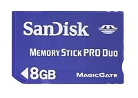 SanDisk 8GB Memory Stick Pro Duo SanDisk 8GB Memory Stick Pro Duo