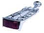 Bike Seat Post Rear Rack, 80% Steel 20% Plastic rack for seatpost fixation. Silver, Capacity of 35 LB, Reflector included by Biria