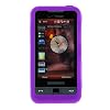 Samsung I900 Omnia Protector Soft Case Silicone Rubber Cover Purple
