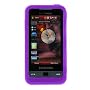 Samsung I900 Omnia Protector Soft Case Silicone Rubber Cover Purple