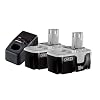 Ryobi BCP18172SM 2x18V 1.7Ah Batteries with Charger - Grey / Black