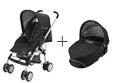 Maxi-Cosi 62323350 -  Citi CX Set inkl. passenden Maxi Cosi Kinderwagenaufsatz, Schwarz