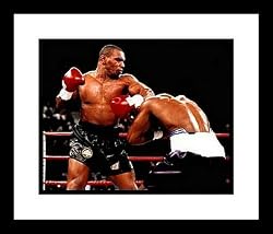 Mike Tyson Boxing Framed 8x10 Photograph Evander Holyfield