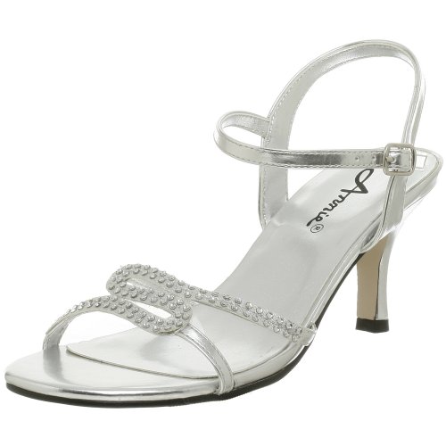 Annie+Women%27s+Sonja+Evening+Dress+Sandal%2CSilver%2C7.5+WW Annie+Women%27s+Sonja+Evening+Dress+Sandal%2CSilver%2C7.5+WW