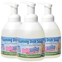 Baby Ganics All Natural Organic Cleaning Products 3-Pack Foaming Dish Soap