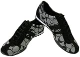 COACH KATELYN BLACK WHITE SIGNATURE TENNIS SHOES NEW