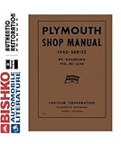 IMAGE OF 1940 PLYMOUTH DELUXE ROADKING Shop Service Manual CD