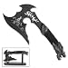 Sporting Goods : Fantasy Dragon Axe Black w/ Display Stand