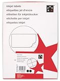 5 Star Office Addressing Labels Inkjet 21 Per Sheet 635x381mm White 2100 Labels