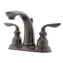 Price Pfister 048-CB0Z Avalon Dual Control 4-Inch Lavatory Faucet with Pop-Up, Oil Rubbed Bronze