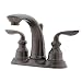 Tools & Hardware : Price Pfister 048-CB0Z Avalon Dual Control 4-Inch Lavatory Faucet with Pop-Up, Oil Rubbed Bronze