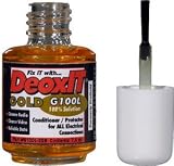 Caig DeoxIT GOLD Contact Cleaner 7.4mL Brush Applicator