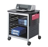 Safco 1856BL Scoot Printer Stand - Black