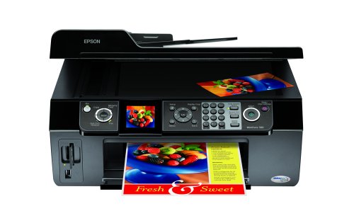 Epson WorkForce 500 All-in-One Printer (Black) (C11CA40201)