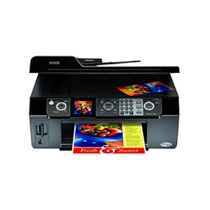 Epson WorkForce 500 All-in-One Printer (Black) (C11CA40201)