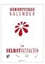 Geburtstagskalender zum Selbstgestalten