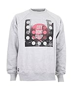 Seventy Seven Sudadera City Don'T Sleep (Gris Claro)