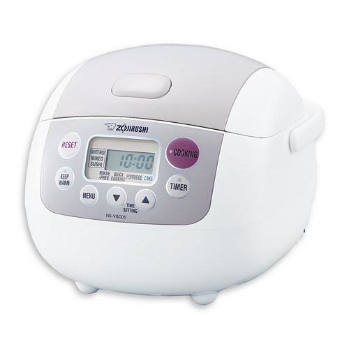 Zojirushi NS-VGC05 Micom 3-Cup Electric Rice Cooker and Warmer