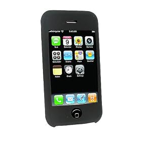 3G IPHONE SPORTGRIP SILICON CASE - BLACK