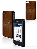 Miami Heat Wood - iPhone 4 iPhone 4s Hard Shell Case Cover Protector Bumper