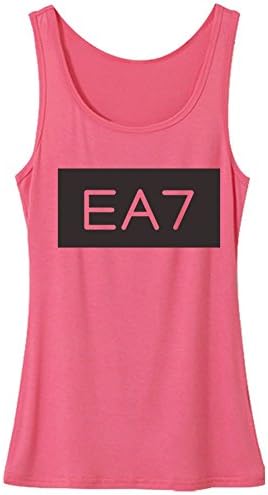 TeeKingdom Woman Simple Printed Logo All Cotton Casual Vests
