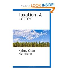 Taxation, A Letter