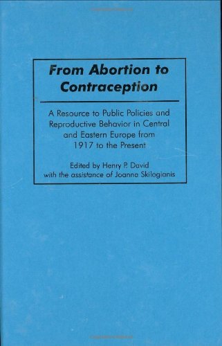 From Abortion to Contraception: A Resource to Public Policies and Reproductive Behavior in Central and Eastern Europe from 1917 to the Present