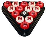 Billiard Pool Ball Set NCAA Team - Nebraska