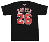 Kyle Korver Chicago Bulls Black Name and number T-Shirt (X-Large)