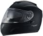 Daytona Crossover Flat Black Matte Dual Visor Full Face DOT Motorcycle Helmet [Medium]