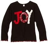 Love U Lots Girls 7-16 Joy Ruffle Long Sleeve Baby Tee