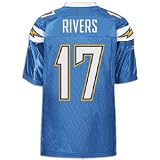 Philip Rivers Chargers Light Blue NFL Authentic Jersey – Men’s