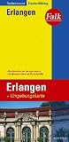 Falk Stadtplan Extra Standardfaltung Erlangen