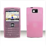 Samsung i617 Blackjack II Trans. Pink Silicon Skin Case