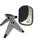 Pro Power Flexible Leg Mini Pocket-Size TRIPOD & SLIM CASE COMBO - Designed to use with Compact Digital Photo Cameras ** Ideal Fit for Casio Exilim EX-Z70 EX-S770 EX-Z60 EX-Z1000 EX-S600 **