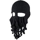 Amurleopard Unisex Barbarian Knit Beanie Octopus