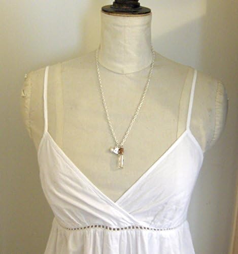 Dandelion seeds wish necklace.