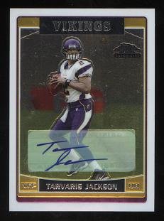 Tarvaris Jackson 2006 Topps Chrome Certified Rookie Autograph Card #254 Minnesota Vikings