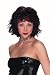 Adult Black & Burgundy Choppy Layered Wig