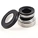 uxcell 12mm x 26mm x 23mm Rubber Bellows Pump Shaft Sealing Mechanical Seal