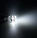 TuningPros LEDBL-T20-W15 Backup Reverse LED Light Bulbs T20 Wedge, 15 LED White 2-pc Set
