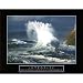 Integrity: Wave Motivational Art Poster Print, 28x22 Photography Art Poster Print, 28x22