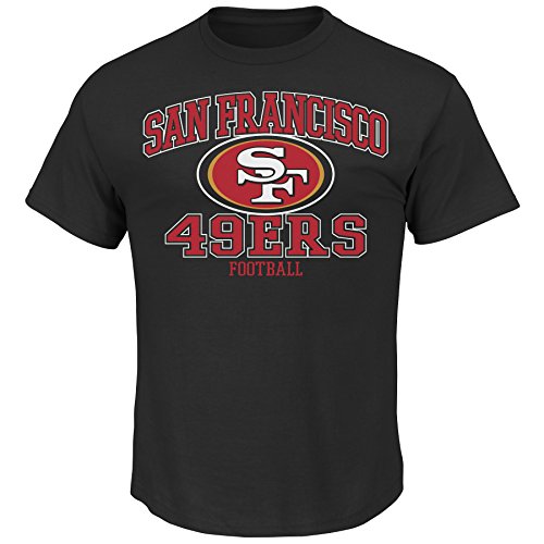 NFL San Francisco 49ers Men's Greatness Tee, Black, X-Large
