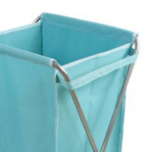 Household Essentials Foldable Laundry Basket (66*40 *35cm) BLUE