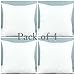 Pack of 4 Pal Fabric Square Pillow Insert for Sham or Decorative pillow For 18x18 Cover